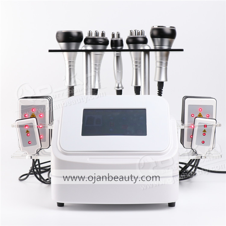 Hot sell Vacuum 40K Cavitation rf  6 in 1 weight loss lipolaser beauty machine