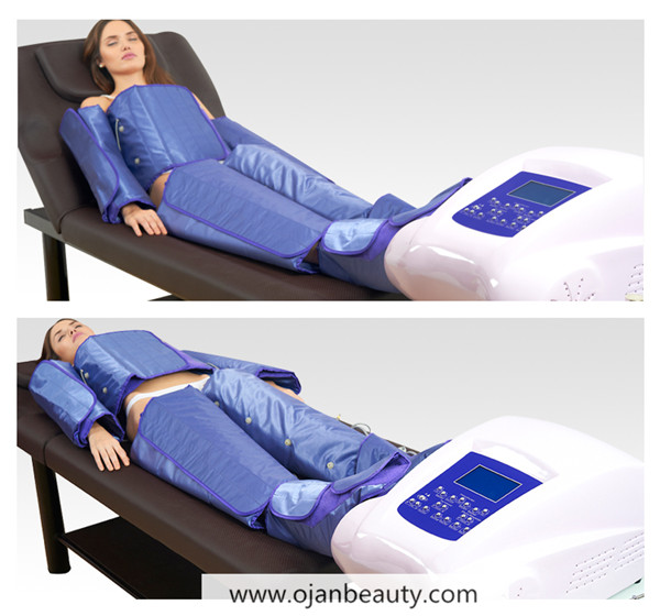 LCD screen 3 in 1 Far infrared+pressotherapy+ Electro Muscle Stimulation slimming machine   